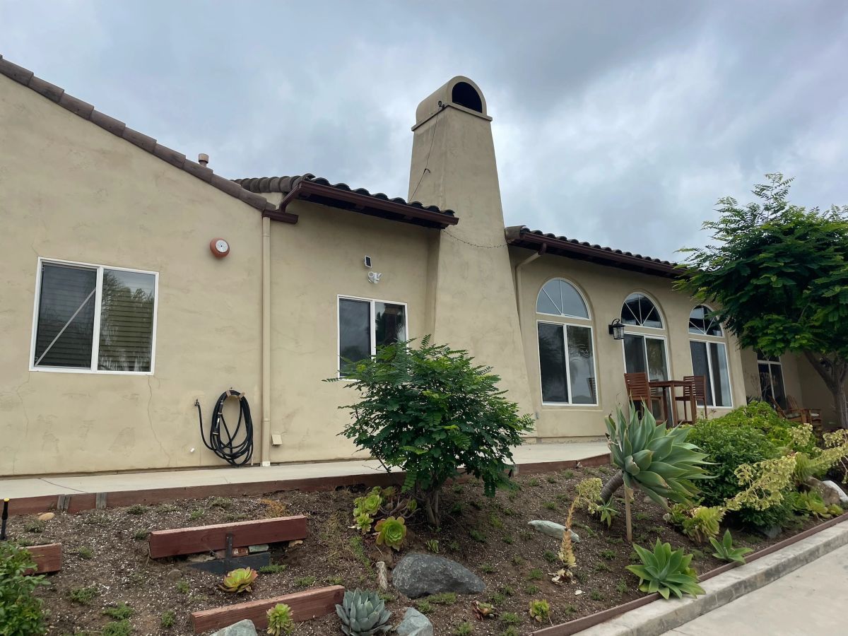 Exterior Stucco service example
